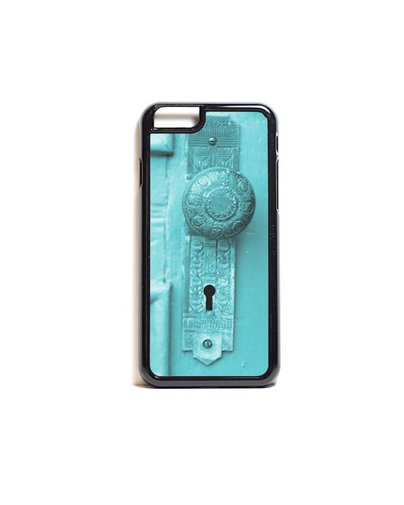 Door Knob Phone Case Aqua iPhone Samsung Case iPhone 8 7 6 5
