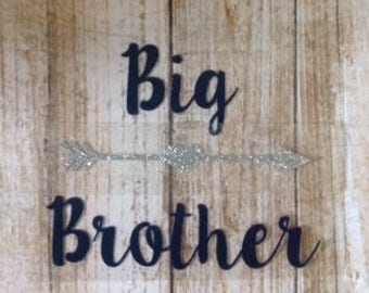 Big/Middle/Little Brother/Sister/Iron-On/Vinyl Decal/DIY/Custom/Sibling/Baby/Newborn/Hospital/Pregnancy/Shirt/HTV/Heat Transfer Vinyl