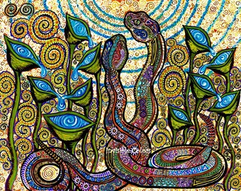 Western Diamondback Rattlesnake-16X20 giclee