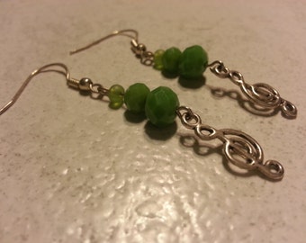 Treble Clef Earrings