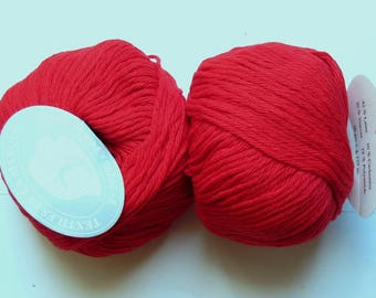 5 balls chic cashmere - poppy Red