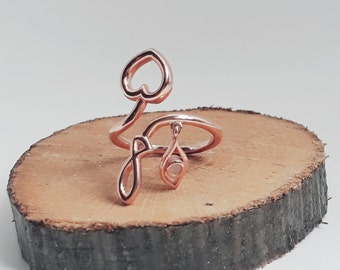 Evil Eye,Heart Fish Ring,Love Ring,Gift for women