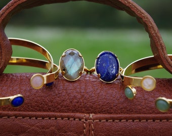 Lapis Lazuli gold ring