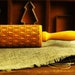Engraved Embossing Rolling Pin, Wood Rolling Pin, Car, Kids, Clay Stamp, Cookie - EWRP215