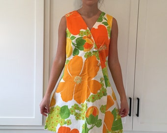 Vintage Hawaiian Sundress/ Vintage Liberty House/ 60s Sundress