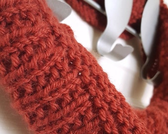 Red Jasper Alpaca-Cashmere Cowl