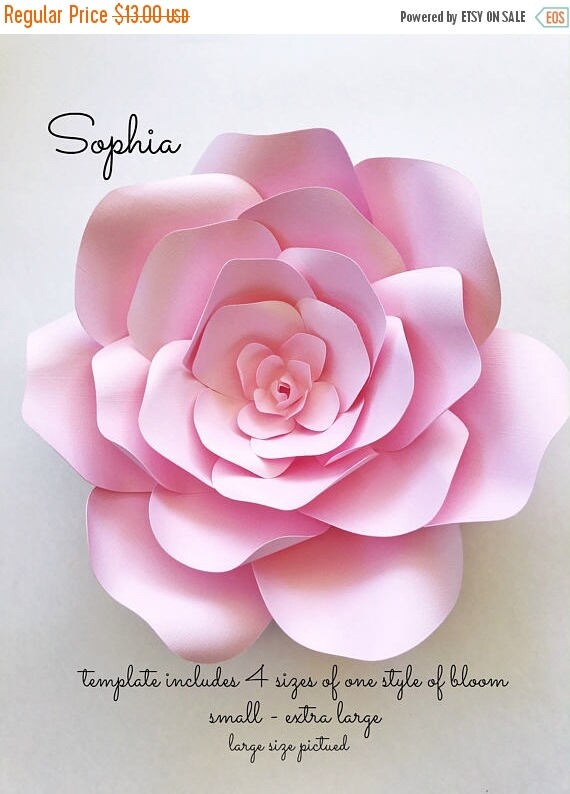 ON SALE DIY Paper flowers for photo backdrops or home decor