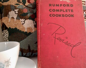 Revised Rumford Complete Cookbook 1939 (Wallace) 10th Edition