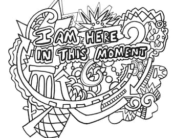 15 ColoringPages FunFancyFunkyFaces Vol.1 Original Art 15 ColoringPages FunFancyFunkyFaces Vol.1 Original Art