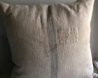 Authentic Italian Grain Sack Pillows