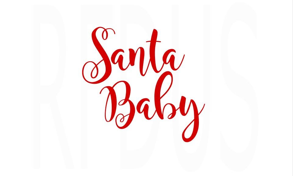 Santa Baby SVG Believe in the magic of christmas SVG cricut