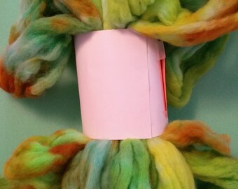 4 ounces 70/20/10% Merino/German Angora/Bombyxx Silk Fiber
