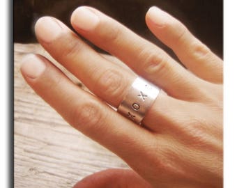 Fancy customizable aluminum ring
