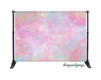 Watercolor Pastels - Photography Backdrop
