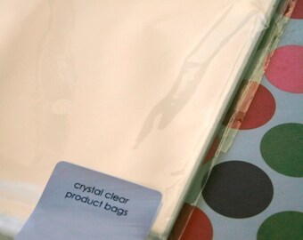 QTY 100 Ultra Clear A7 Sized Bags - Acid and Lignin Free - 5 11/16 x 7 1/2 Inches