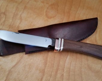 SALE! Hand forged hunting or bushcraft knife - cosmetic second