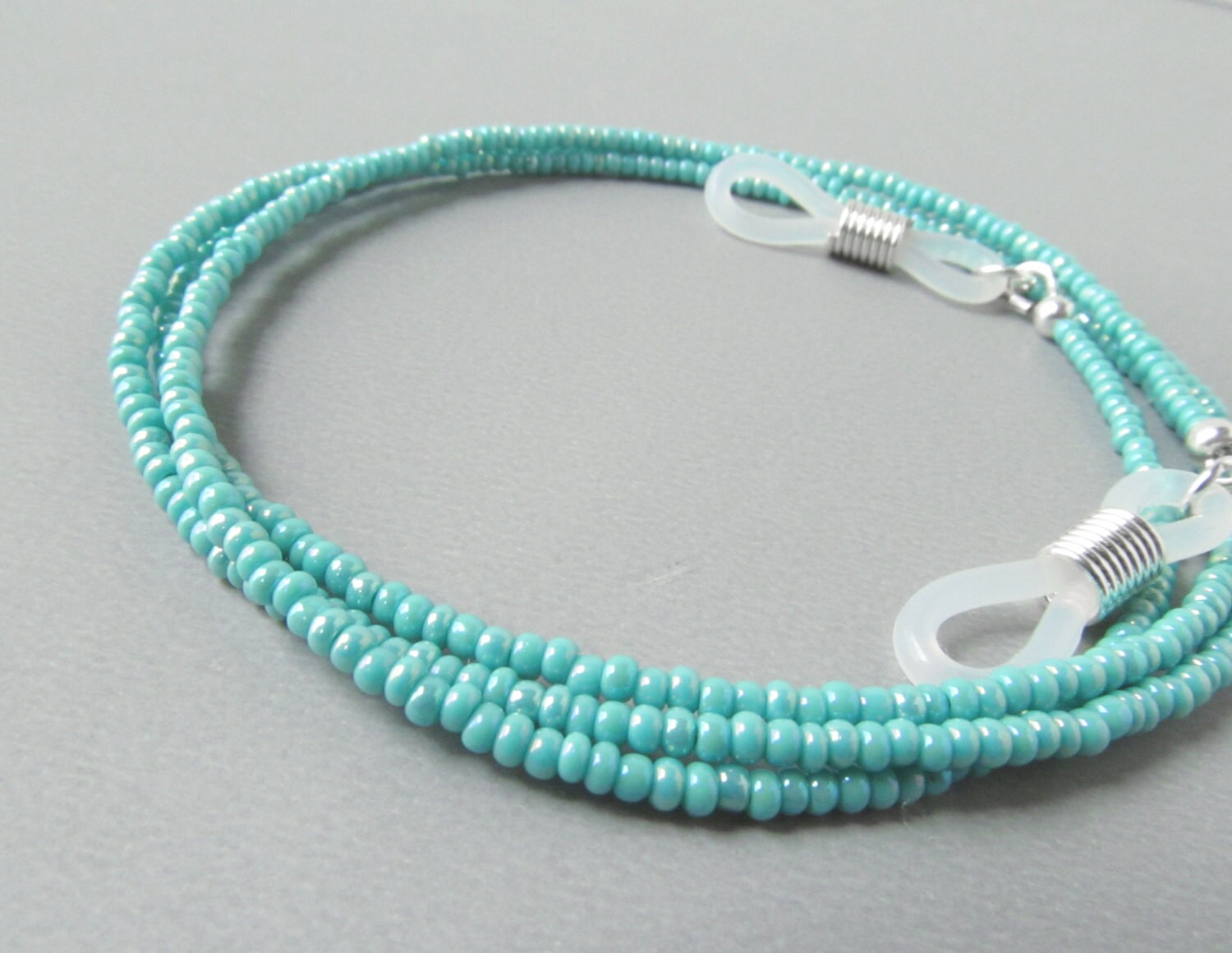 Turquoise Eyeglass Chain Reading Glasses Chain Green Eye