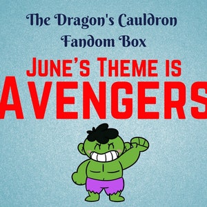 Avenger Themed Mystery Bath and Beauty Box / June Box / Monthly Box / Fandom Box
