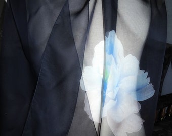 Jil Sander flower print scarf