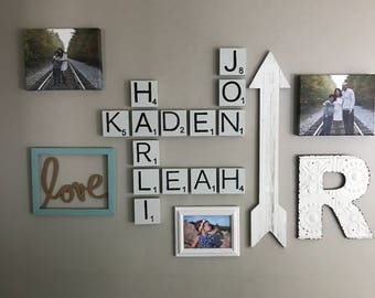 Family Scrabble Letters