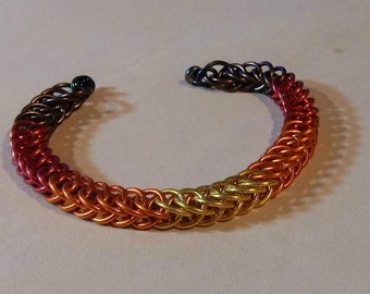 Fall Chainmaille Bracelet