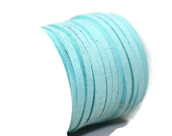 Turquoise Faux Suede Cord, 5mt/ 10mt/ 20mt/ 50m Faux Suede Cord, Jewelry Cord for Jewelry Accessories