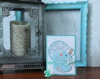 New Born Baby Boy Card, New Baby Boy Card, New Baby Card, Baby Shower Card, Handmade Baby Card, Homemade Baby Card, New Baby Boy Wishes