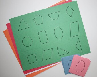 Montessori & Homeschooling Cutting Work - File Downloads