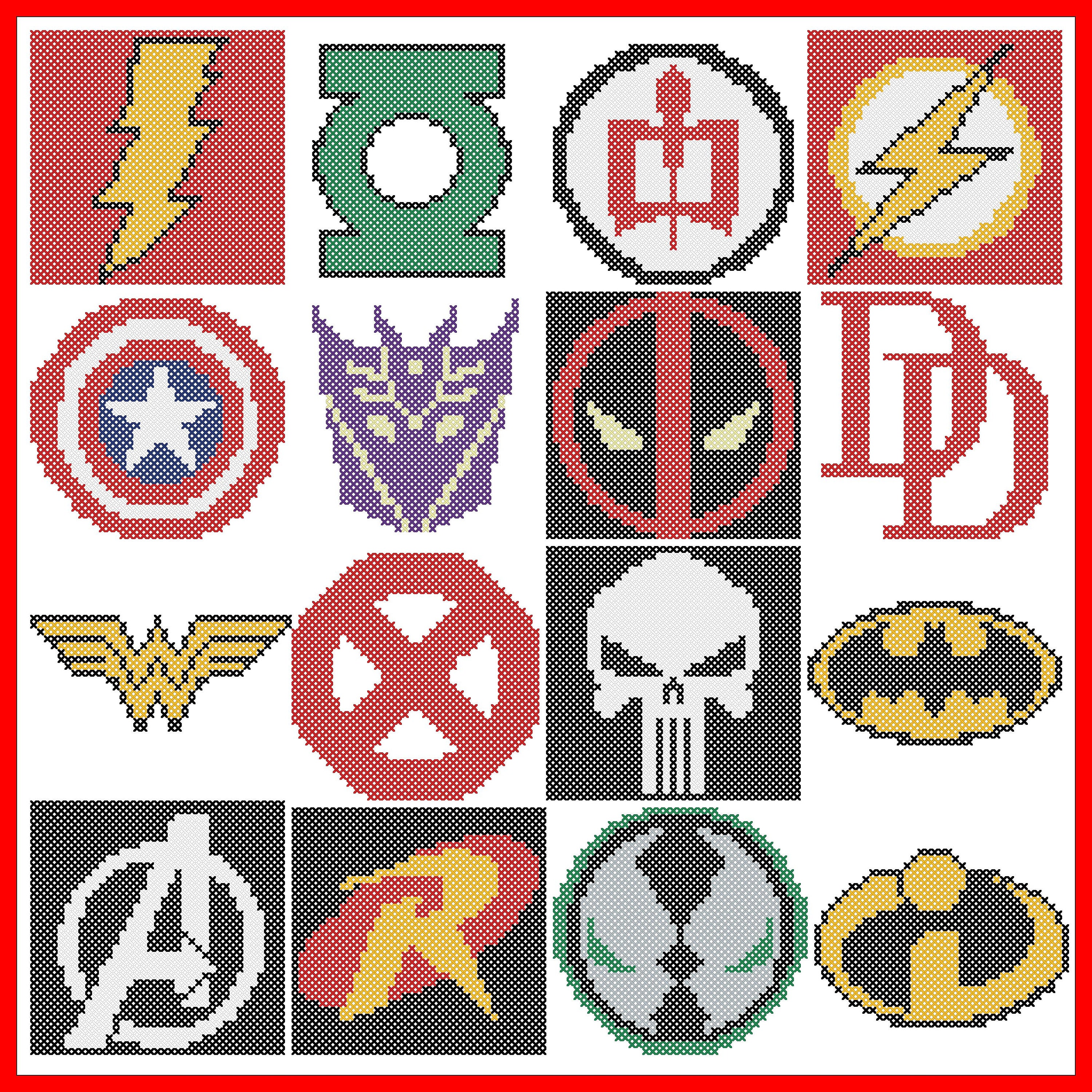 Вышивка значков схемы. Схема вышивки Марвел. Вышивка Супергерои. Значки супергероев Марвел вышивки. Мстители вышивка.