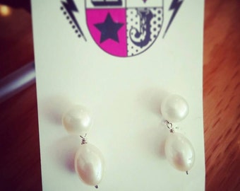 Freshwater Pearl Drop Earrings