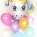 Unicorn Balloons | Unicorn Balloon Bouquet | Unicorn Birthday Party Decor | Unicorn Decor | Unicorn Party | Birthday Balloons