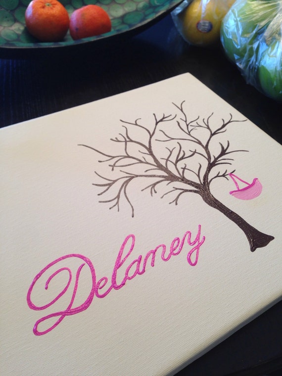 Baby Shower Guestbook alternative finger print tree guestbook alternative fingerprint stamp tree wedding shower fingerprint tree