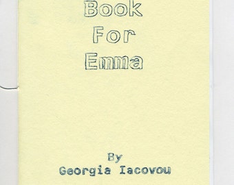 Book For Emma - a book of observations made by a fictional Oscar Wilde