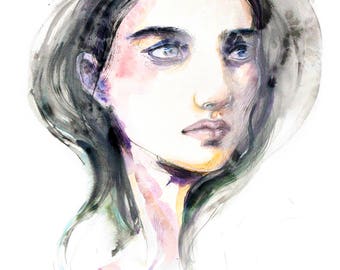 Faded Colours A4 art print