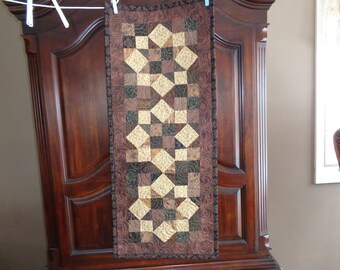 Patchwork runner, Country table runner, 0327-02