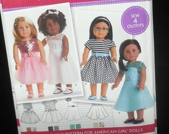 items similar to simplicity d0537 pretty diy american girl pajamas