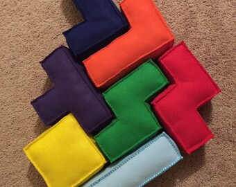 Giant Plush Tetris Inspired Blocks- Eco Friendly Felt