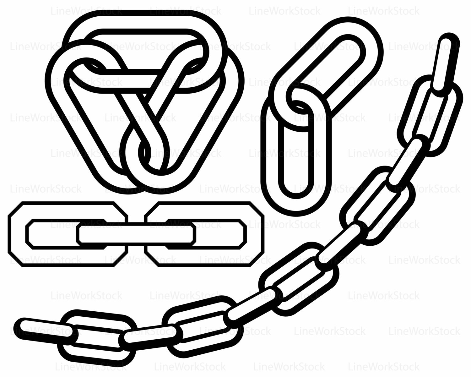 Chain svg/chain clipart/chain svg/chain silhouette/chain cricut cut files/chain clip art/chain
