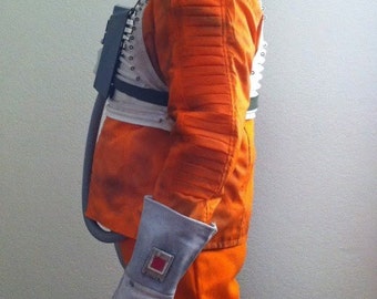 Star Wars Hoth Rebel Pilot orange X-wing Jacket in several sizes