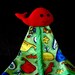 Security Blanket - green flannel- Whale- under the sea - Clearance