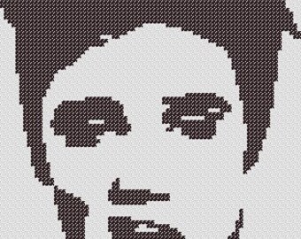 PATTERN: Elvis Presley Cross Stitch