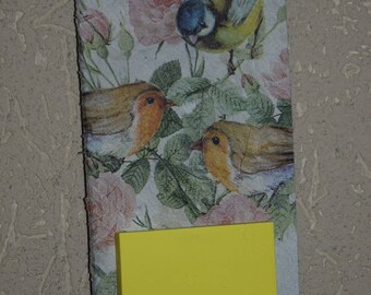 memo slate decorated theme: birds