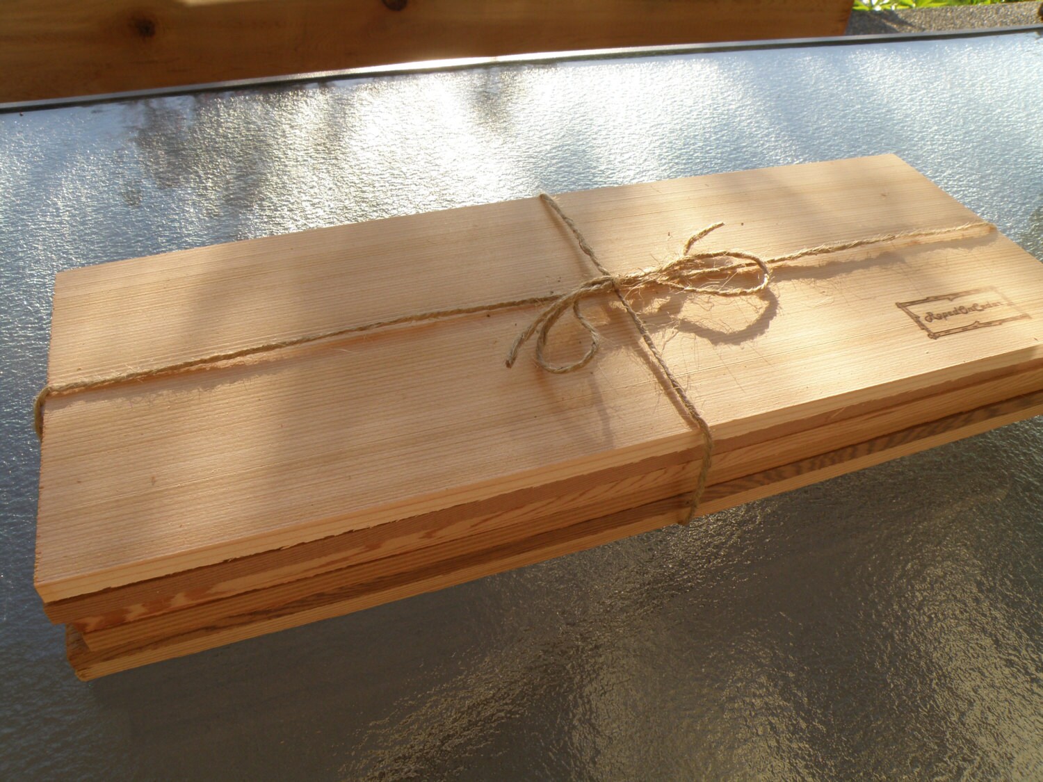 6 Cedar planks large grilling plank salmon planks rough sawn