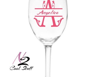 Initials /Name decal Monogram Vinyl , Special deal .
