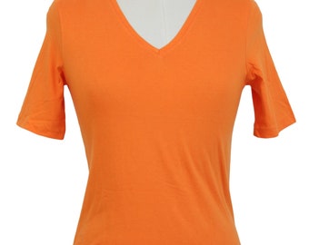 Jil Sander Vintage Orange Cotton Sweater