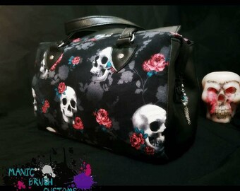 Skulls and Roses handbag/purse
