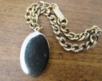 Vintage Collectible 10k Gold Plated Charm Bracelet Bob's Big Boy