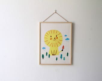 Lion BIG PRINT , home decor , wall art