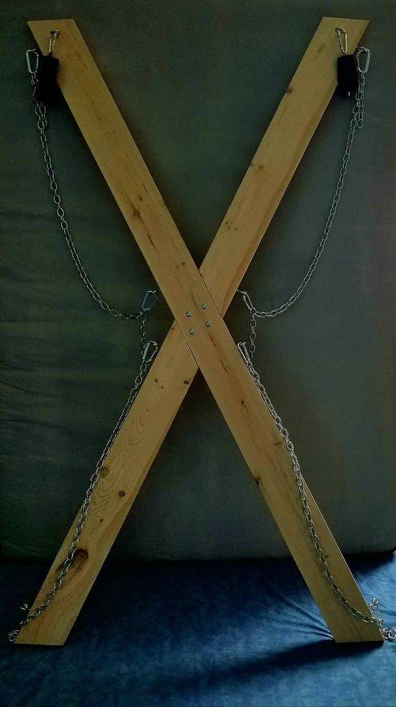 St Andrews Cross Bdsm Cross Handcrafted In The Usa Portable