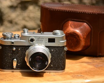 Film Camera Fed 3,Fed 3 Russian Camera,USSR Camera,Vintage Soviet Camera,Collectible Photo Camera,Retro USSR Camera,Old Russian Fed 3 Camera